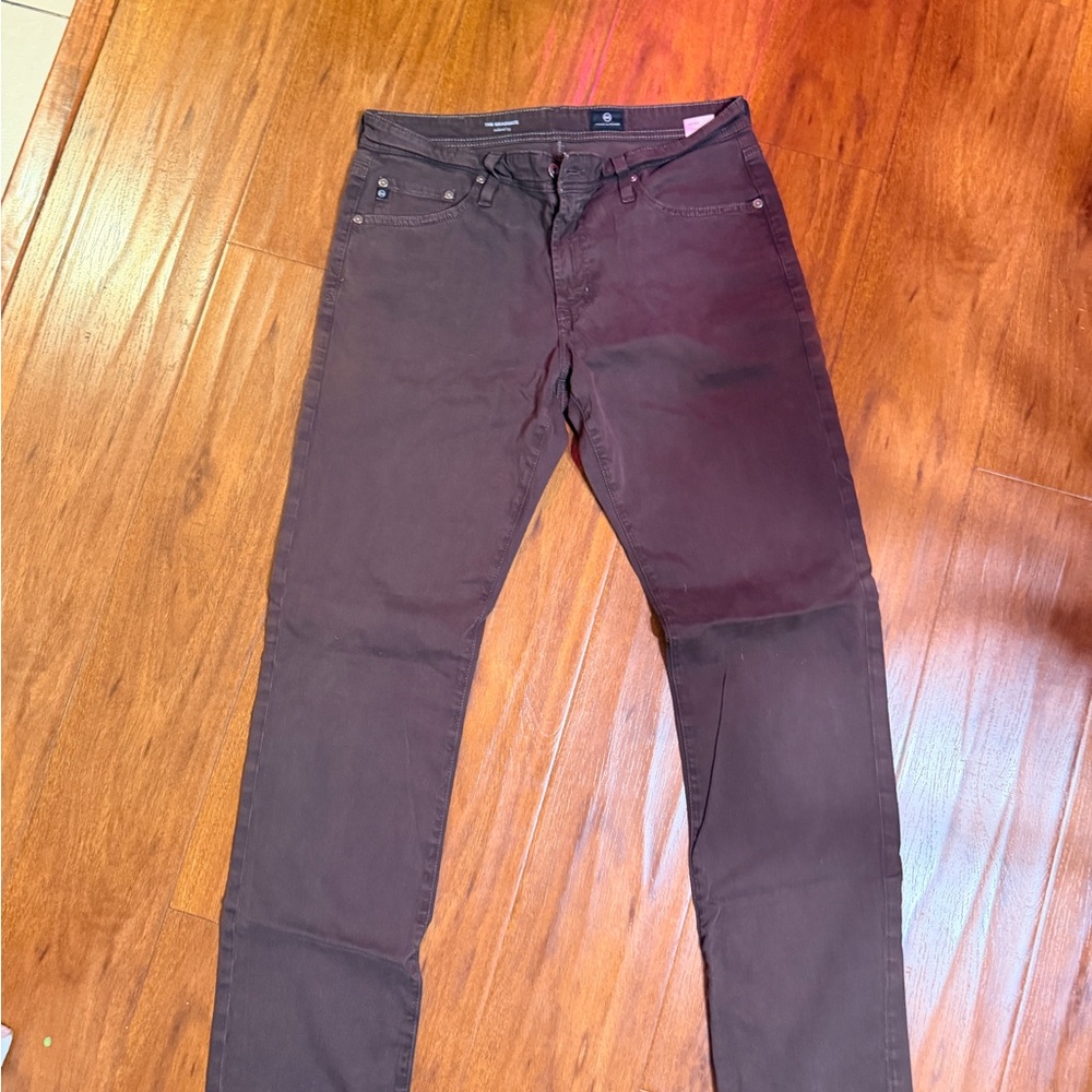 AG Adriano Goldschmied The Graduate Sueded Tailored Leg 33x34